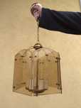 Lampa Mosiężna z Szkłem PR0M0