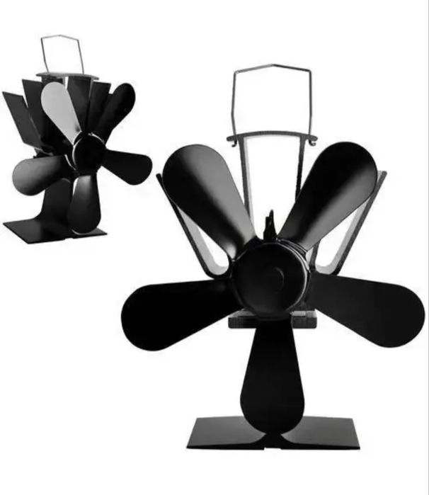 Вентилятор каминный 5 лопастей Польша для печи и камина Kaminer 9596