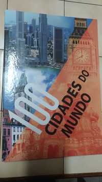 Livro de Capa Dura 100 Cidades do Mundo