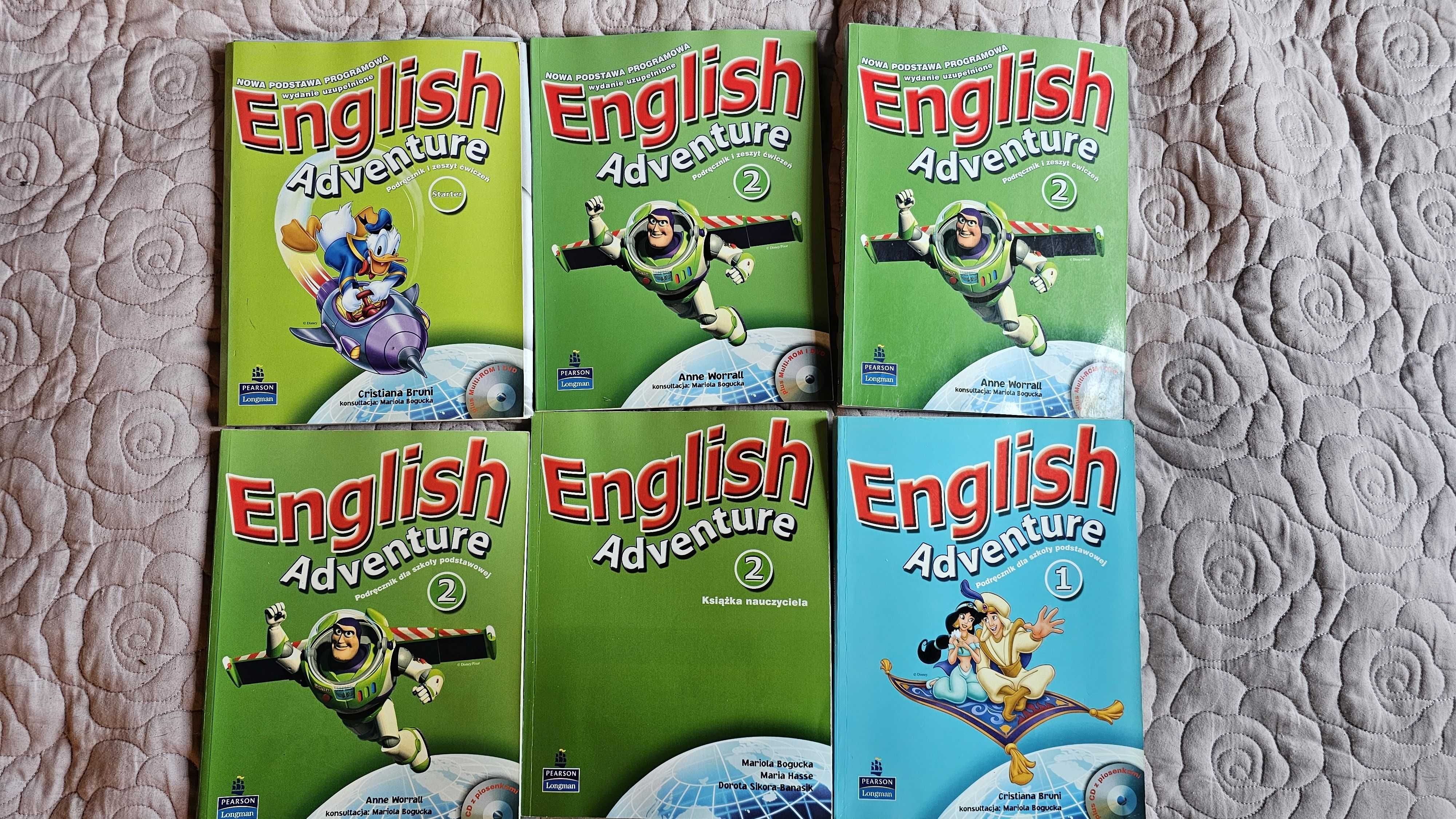 ANG Zestaw do nauki angielskiego English Adventure Starter 1 2