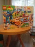LEGO Duplo Pociąg parowy tory most 10875,10882,10872
