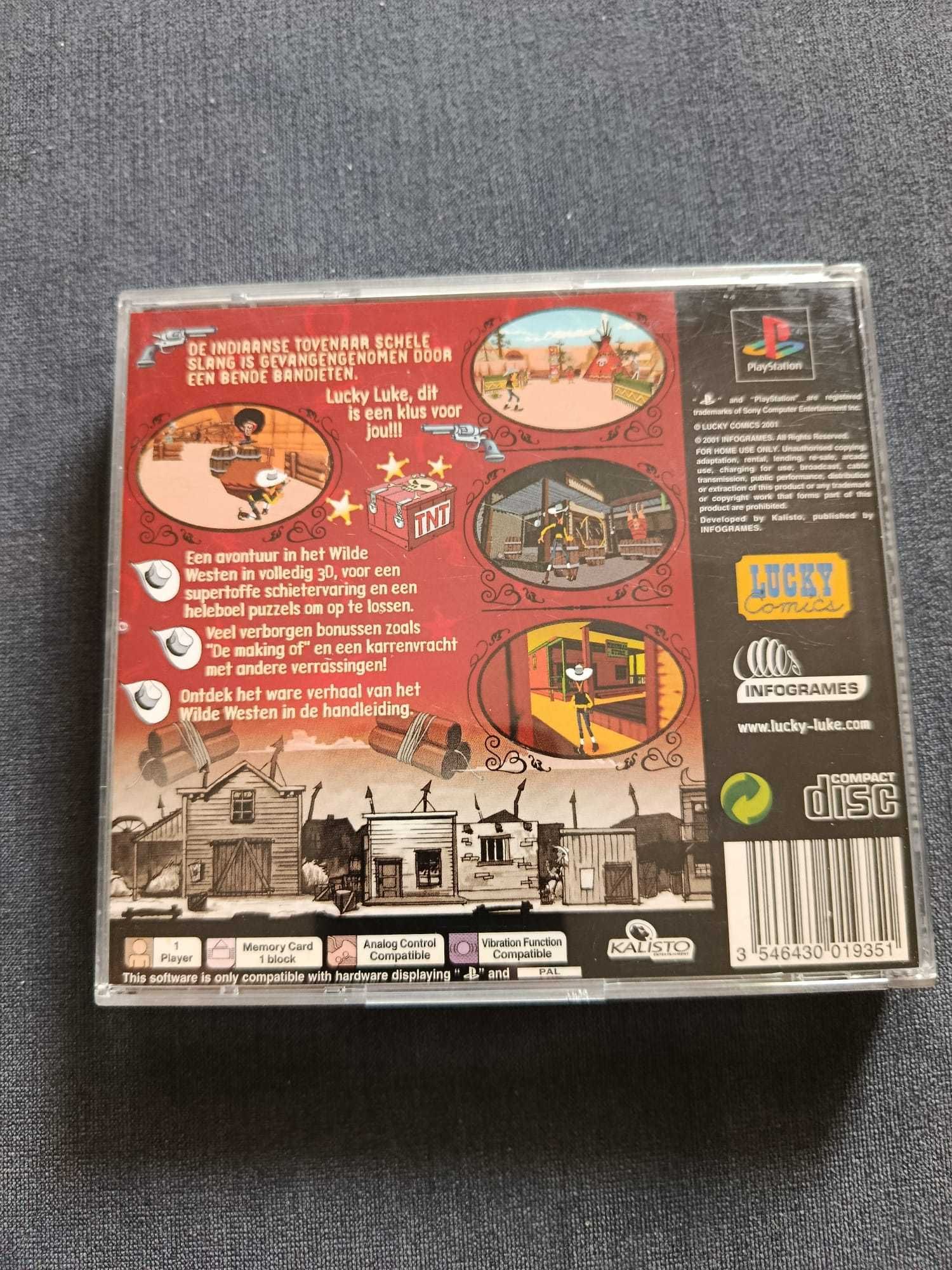 Lucky Luke: Westernkoorts PS1 Completo Testado