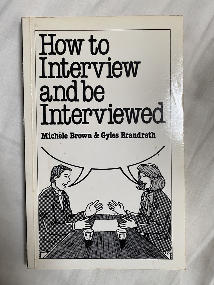 Vintage książka How to interview and be interviewed