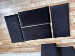 Panel tapicerowany czarny 12 szt