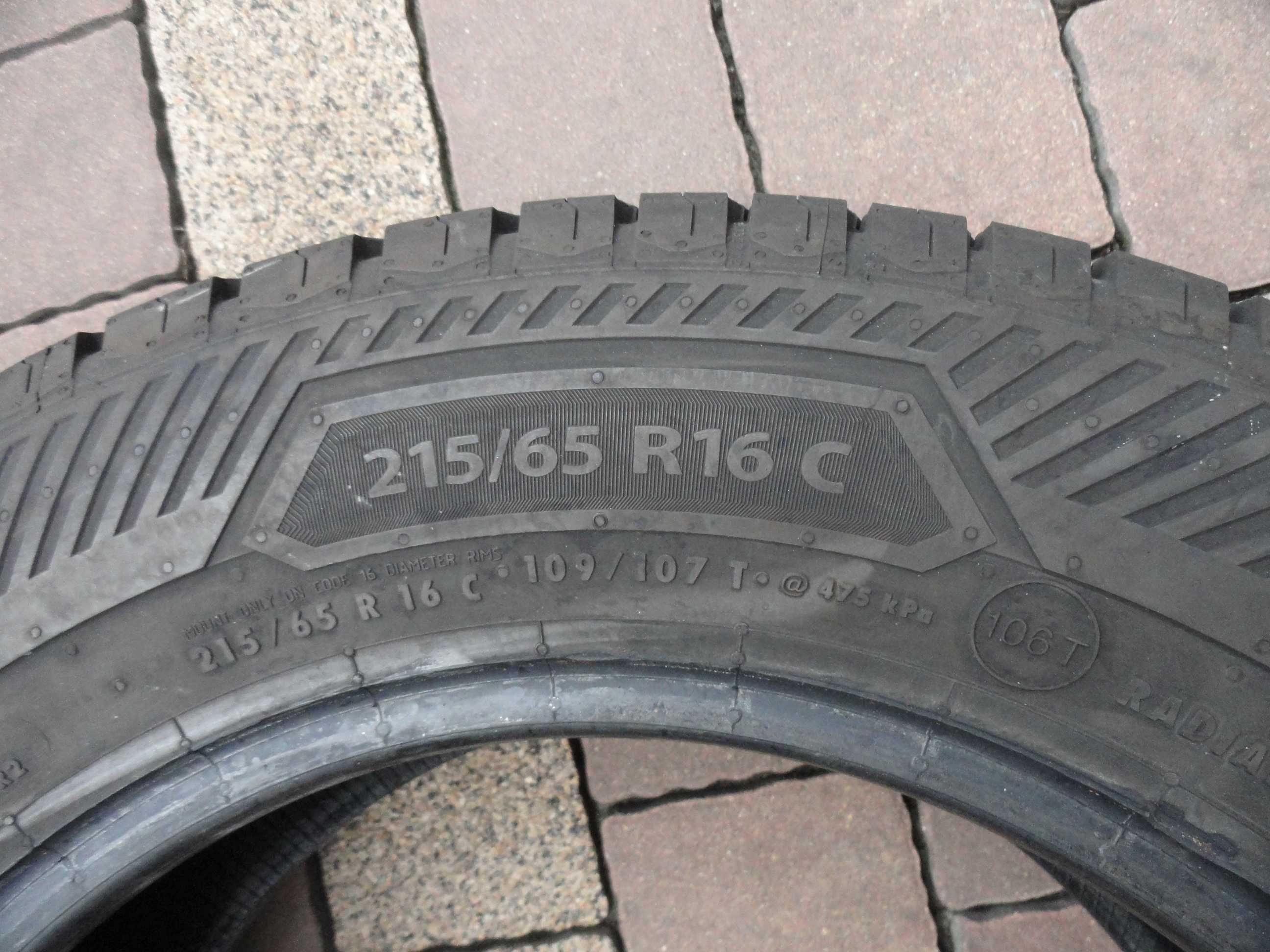 215/65R16C Barum 2 sztuki LATO 2023 rok JAK NOWE