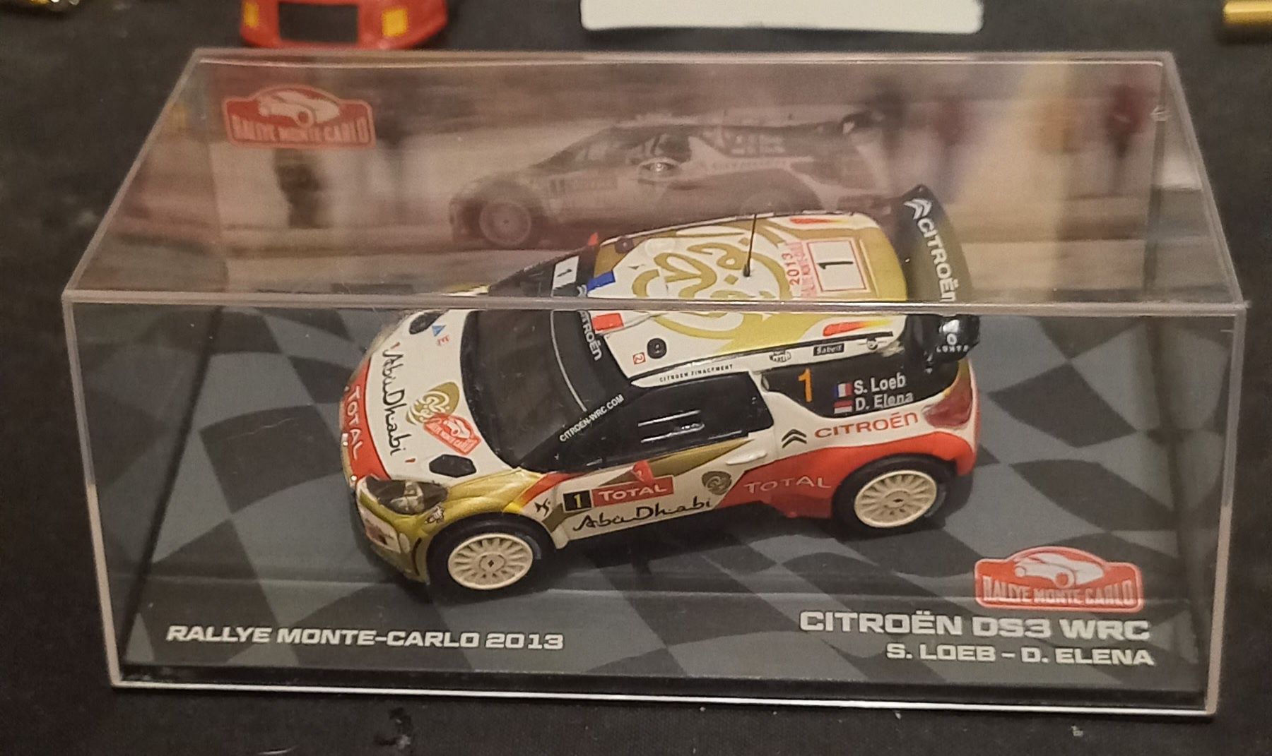 Altaya 1/43, Citroën C4 WRC, DS3 XL, Sebastien Loeb.