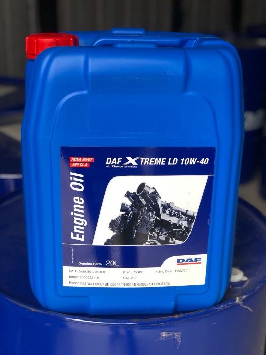 масло моторное Daf X treme 10W-40