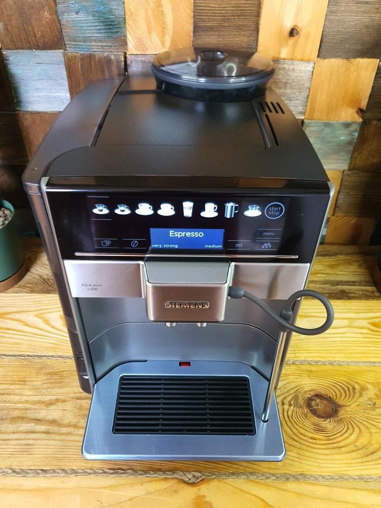 Jak nowy z gwarancją! ekspres Siemens eq.6 s500+ ! INOX