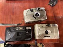 Плівкові фотоапарати (minolta, samsung, rekam)
