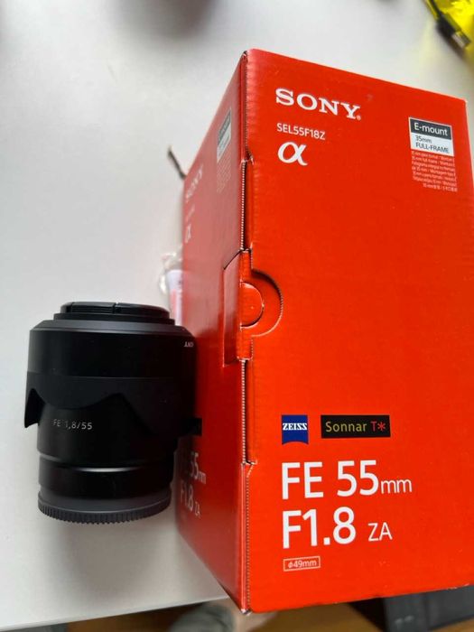 Obiektyw Sony FE 55 mm f1.8 Zeiss Sonnar T ZA + filtr Zeiss gratis