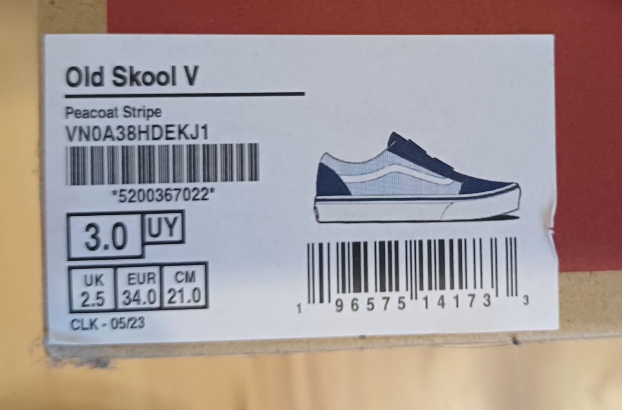 NOWE Buty VANS rozmiar 34