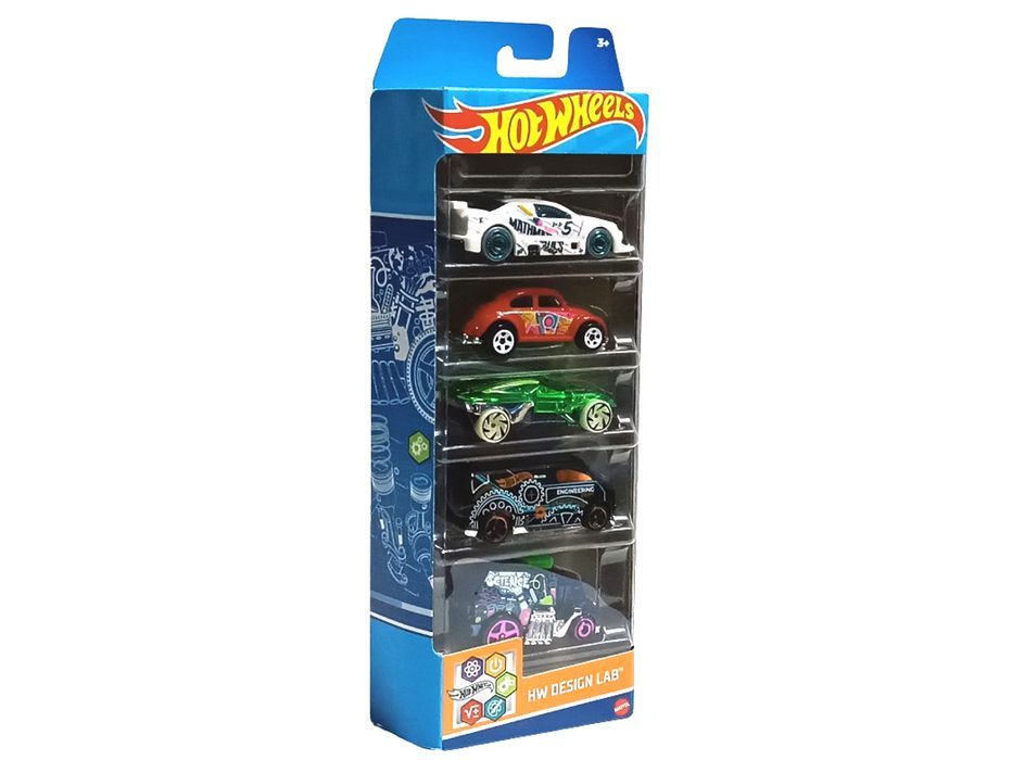 Autka Hot Wheels - HW Design LAB - 5 pak (HLY72)