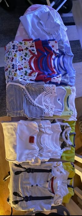 Ubranka dla chłopca rozmiar 62