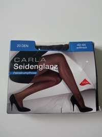 Carla Seidenglanz rajstopy lycra 20 den r 42-44 antrazit