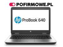 A-Klasa HP ProBook 640 G3 14" i3-7100u 8GB 256SSD Win11 Kamera RATY0%