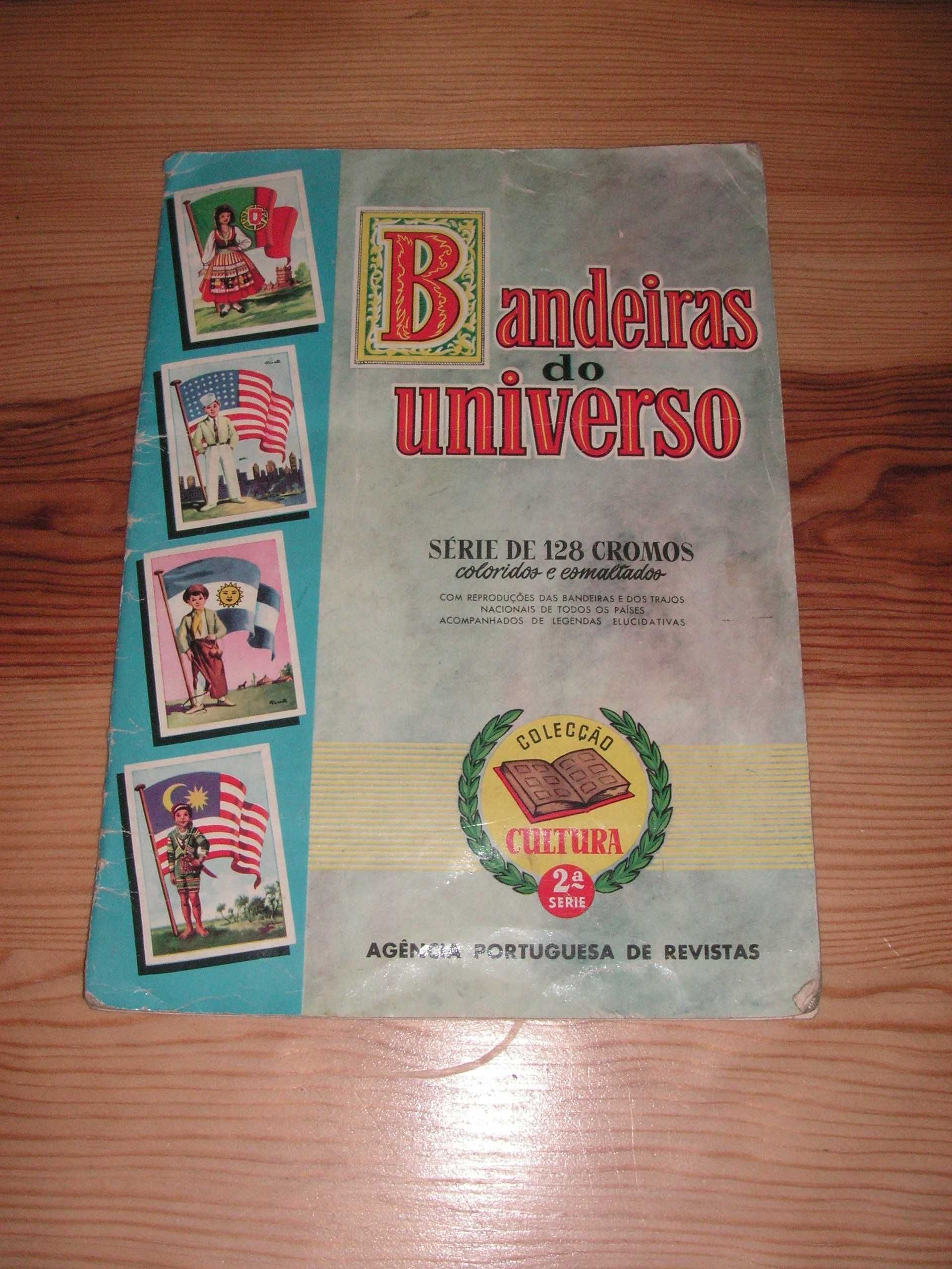 Colecionadores - Caderneta Cromos Bandeiras do Universo ( Completa )