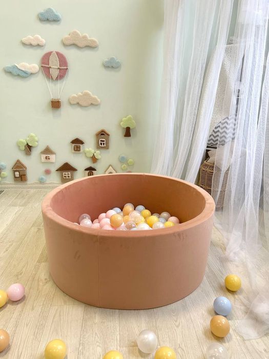 Сухий басейн мокко з кульками та без.Бассейн с шариками. Без передплат