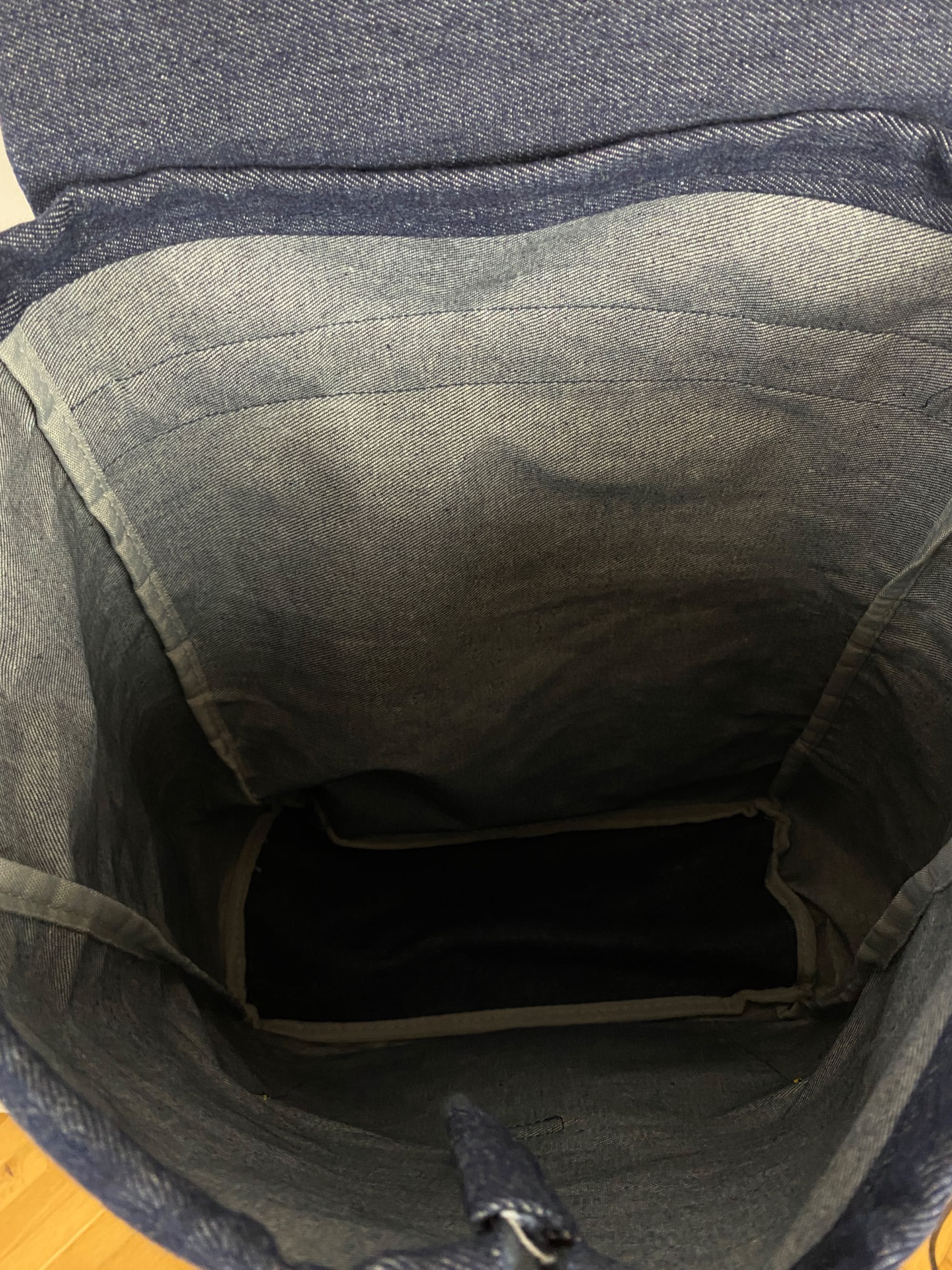 Jean Paul Gaultier denim plecak unisex sportowy torba torebka