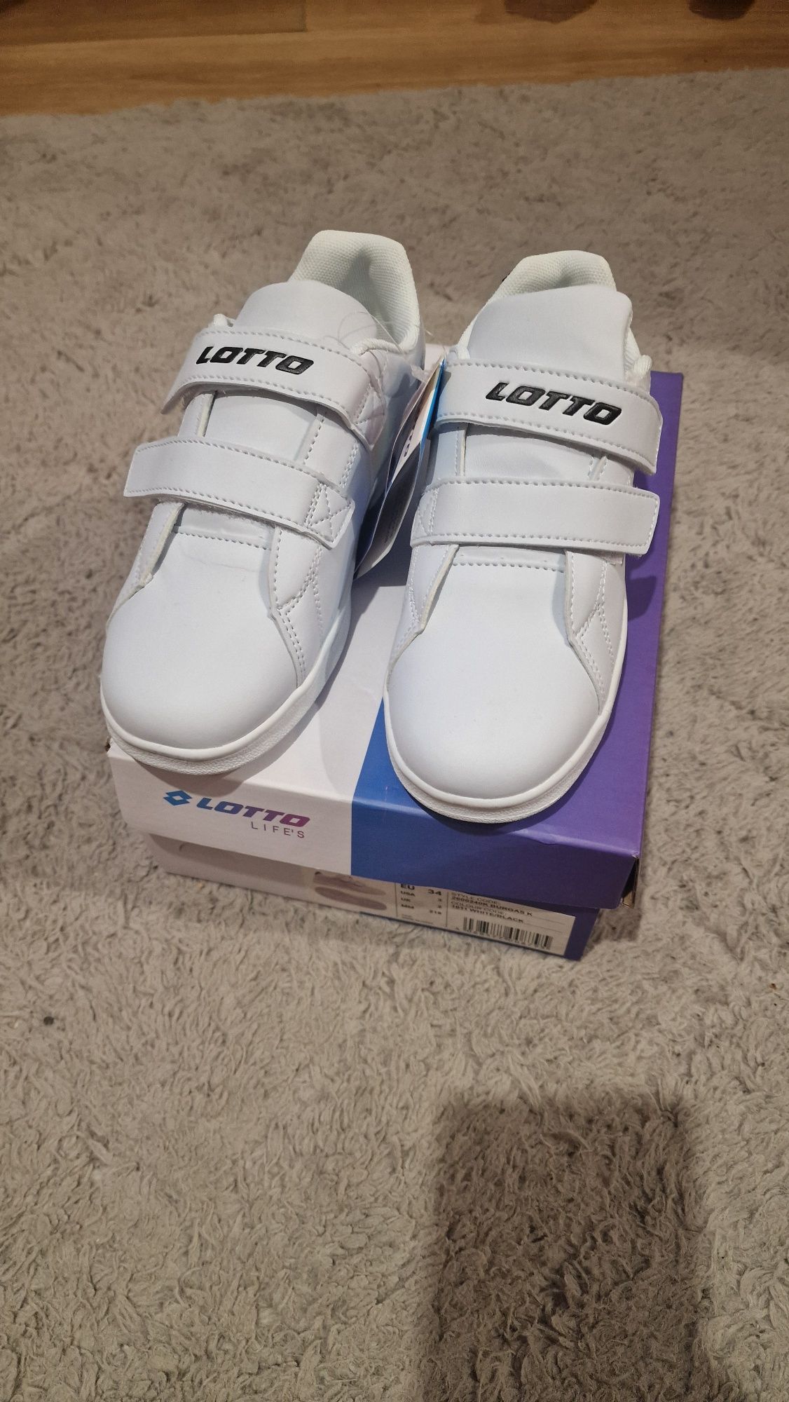 Buty Lotto Białe r. 34