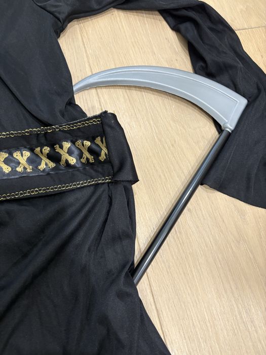 Strój na halloween przebranie śmierć kostucha L