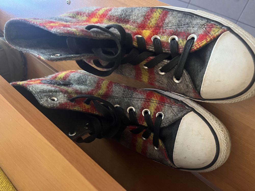 Converse ( wełniane conversy ) rozmiar 42,5 woolrich limitowane edycja