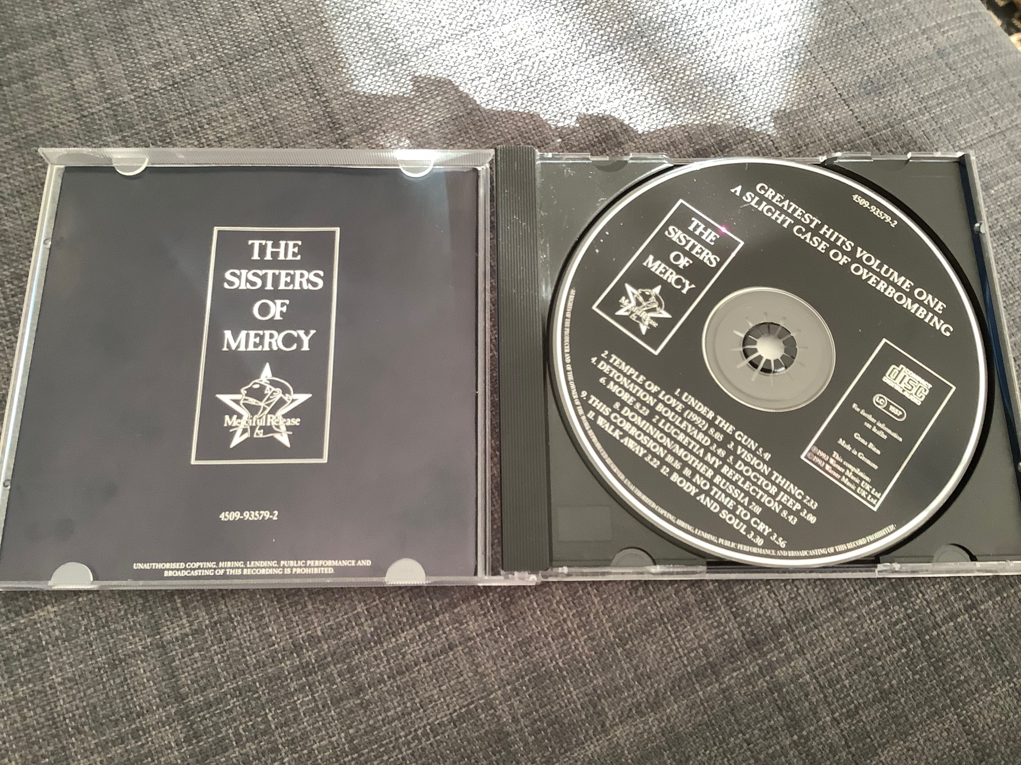 The Sisters Of Mercy – Greatest Hits Volume One - cd