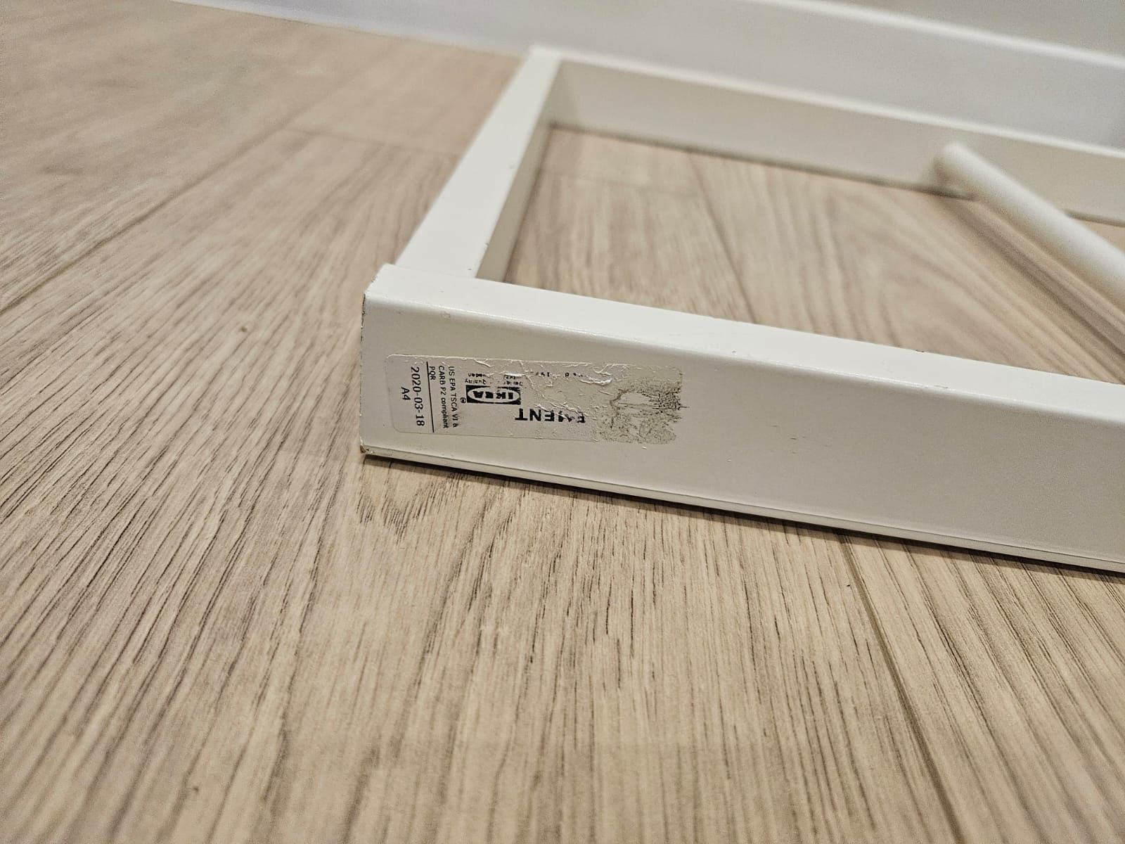 Drążek do szafy Ikea biały mat