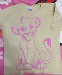 Zara T-shirt S (bardziej M), król lew Simba Disney