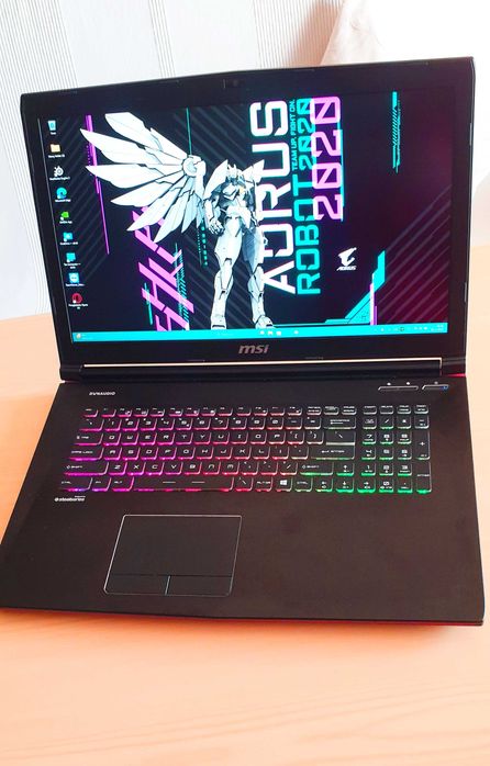 Gaming 17 laptop Msi i7 Geforce 120HZ do gier duży 1060ssd 17,3" vr DP