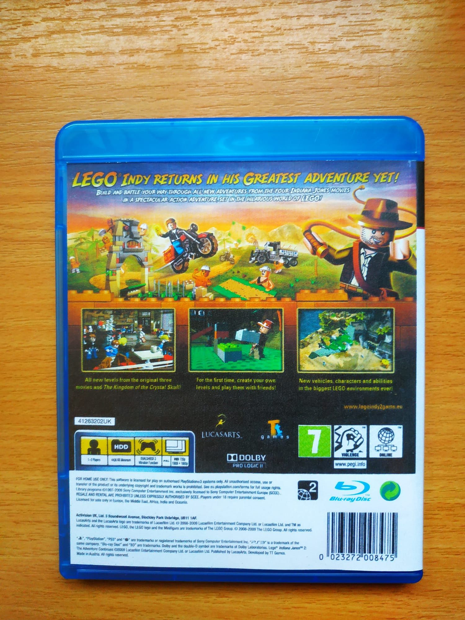 LEGO Indiana Jones 2 ps3 , możliwa wysyłka olx