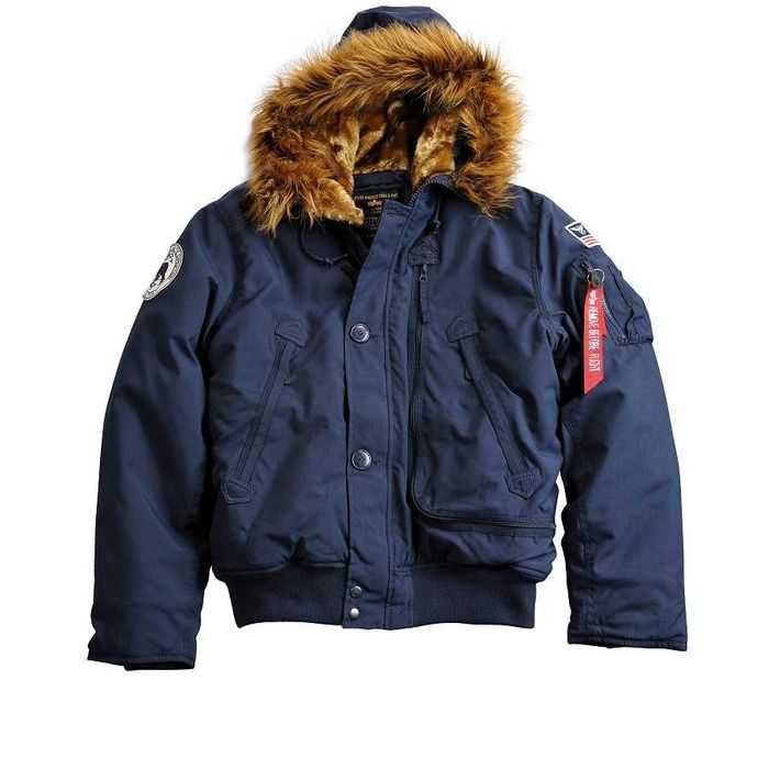 Nowa kurtka  N2B Polar SV  ALPHA  INDUSTRIES  XXL Reple Blue granatowa