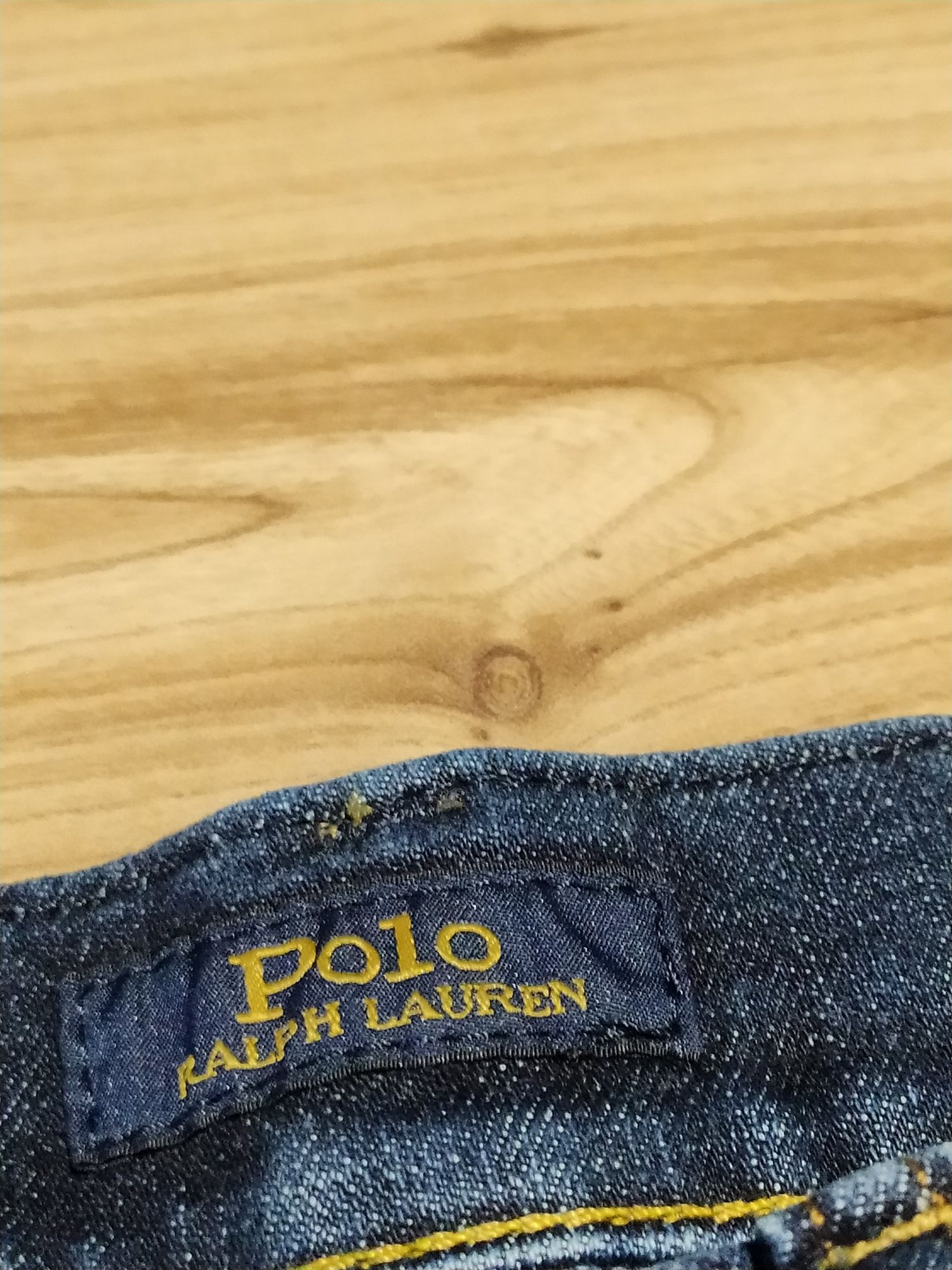 Granatowe Spodnie Jeansowe Dżinsowe Polo Ralph Lauren