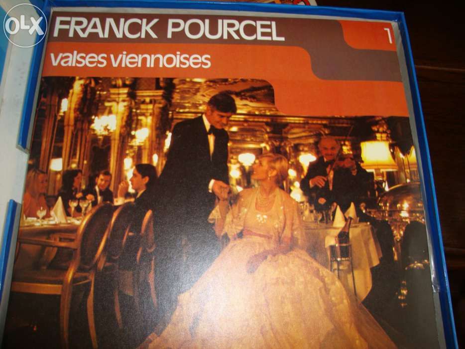 Caixa discos de vinil 33 rotações