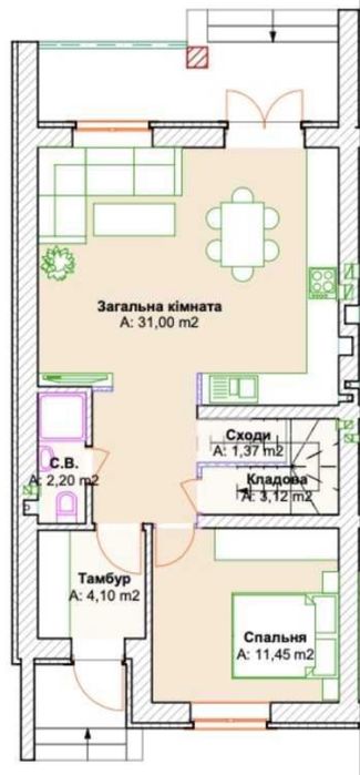 Таунхаус в Лісовій Бучі! 60% ремонту