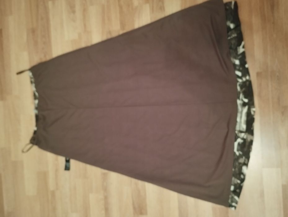 Юбка трикотажная в осенних мотивах