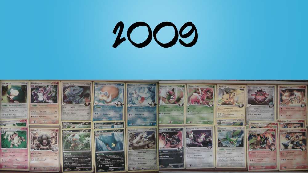 Várias Cartas Pokémon 1995/2007/2009