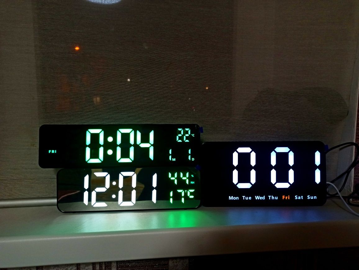 Годинник LED Часы светящиеся