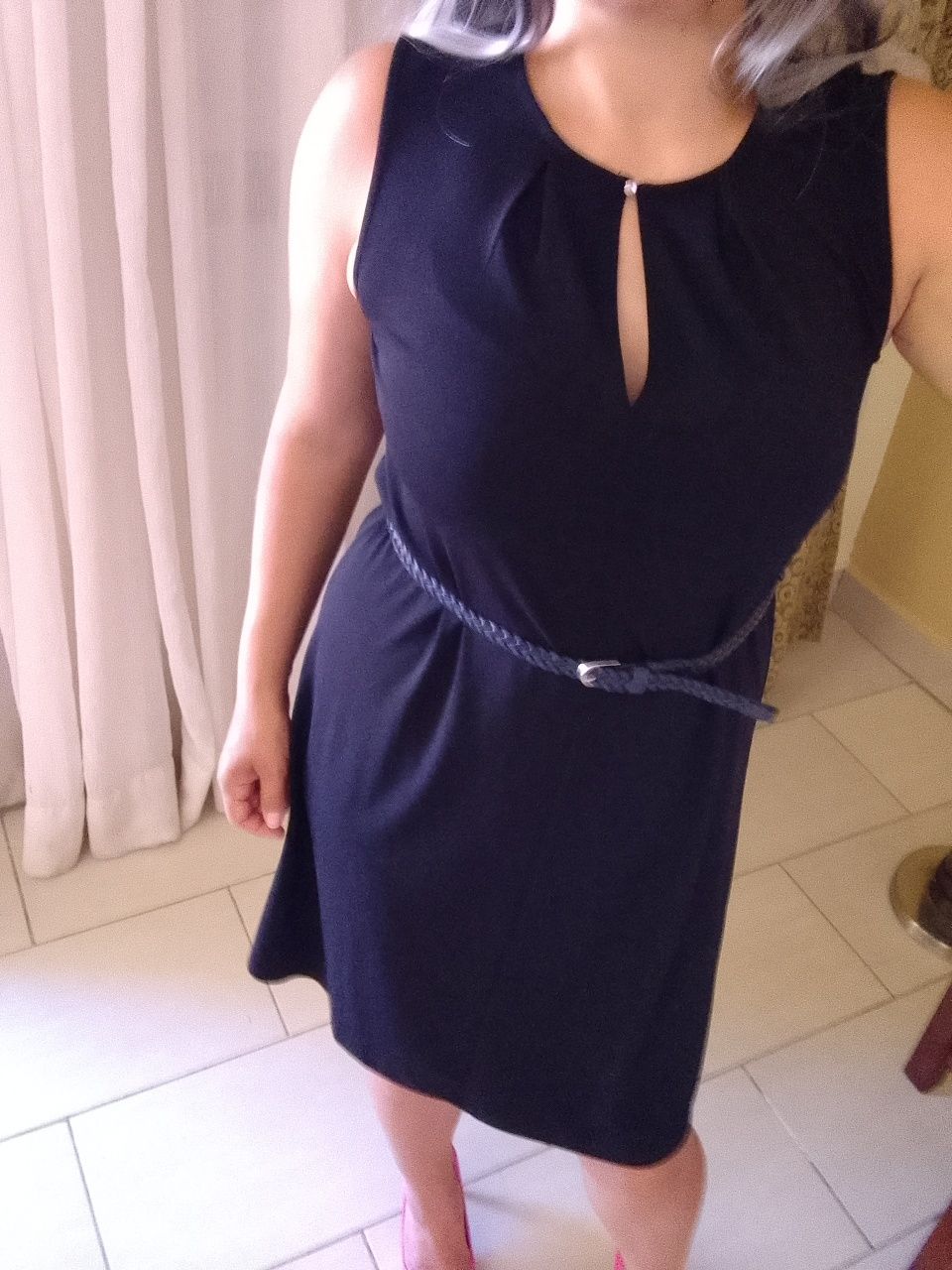 Sukienka z paskiem S 36 H&M