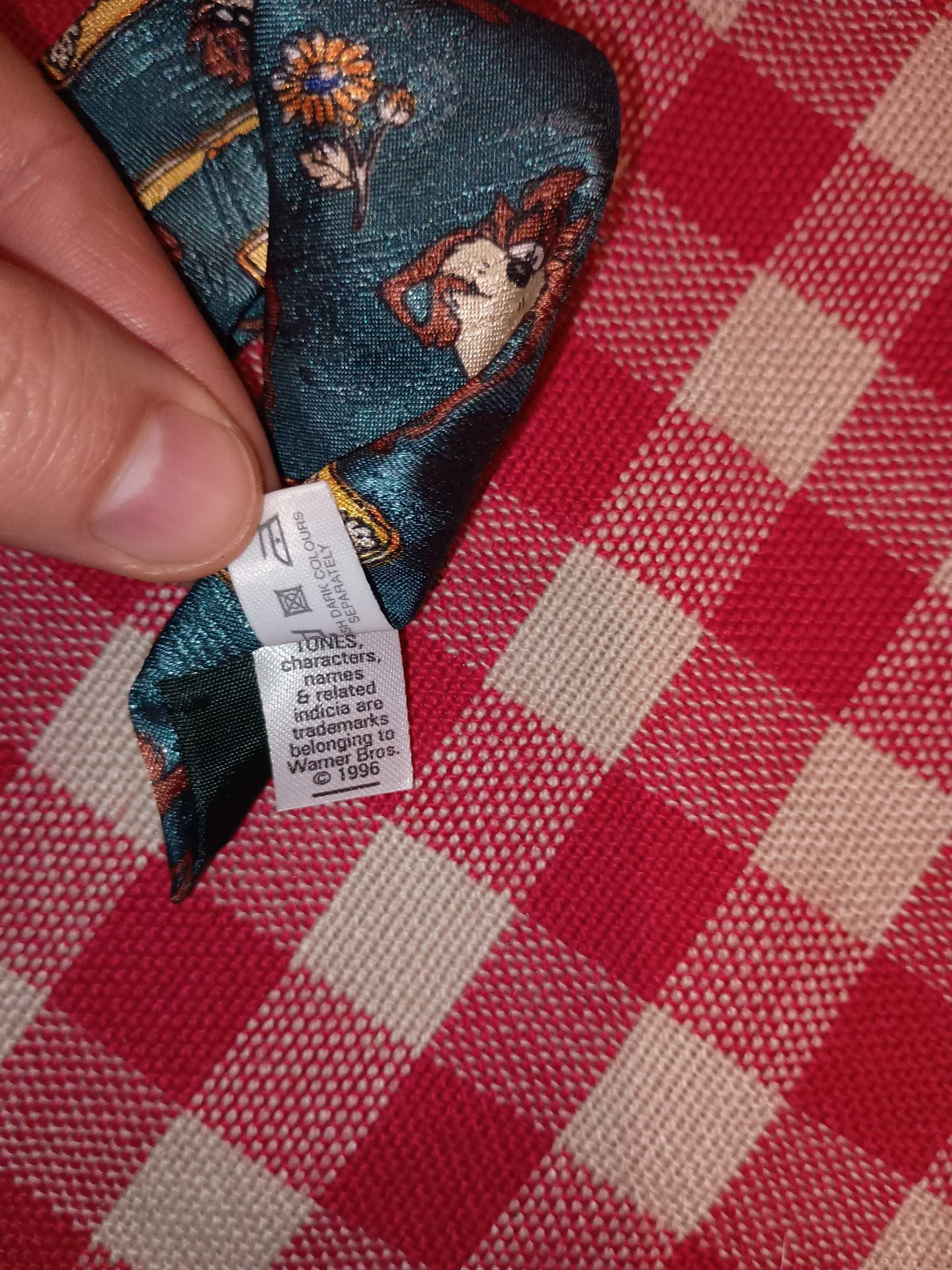 Krawat męski Looney Tunes Diabeł tasmański 1996r