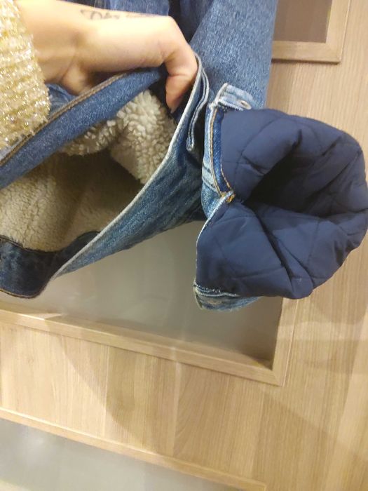 Kurtka jeansowa Wrangler ocieplana rozmiar XS