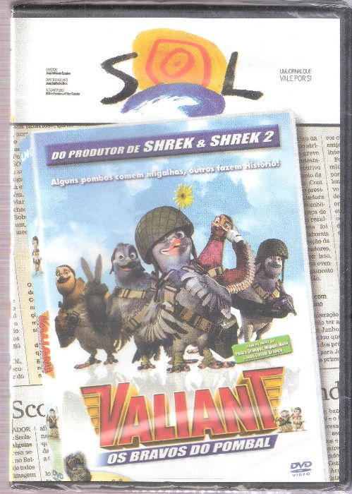 Filme DVD Valiant Os Bravos do Pombal