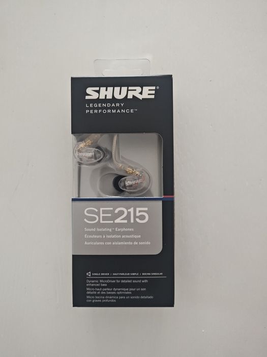 Nowe słuchawki Shure SE215 ! Sprzedam !