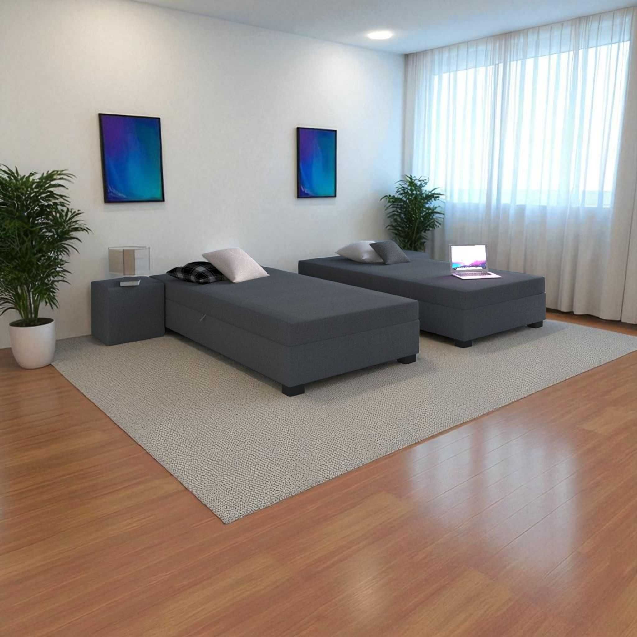Łóżko jednoosobowe pojedyncze tapczan sofa kanapa DARMOWA DOSTAWA