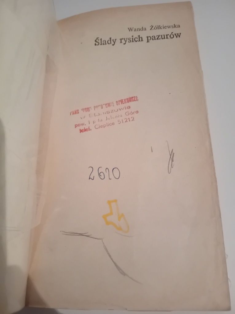 Wanda Żółkiewska Ślady rysich pazurów