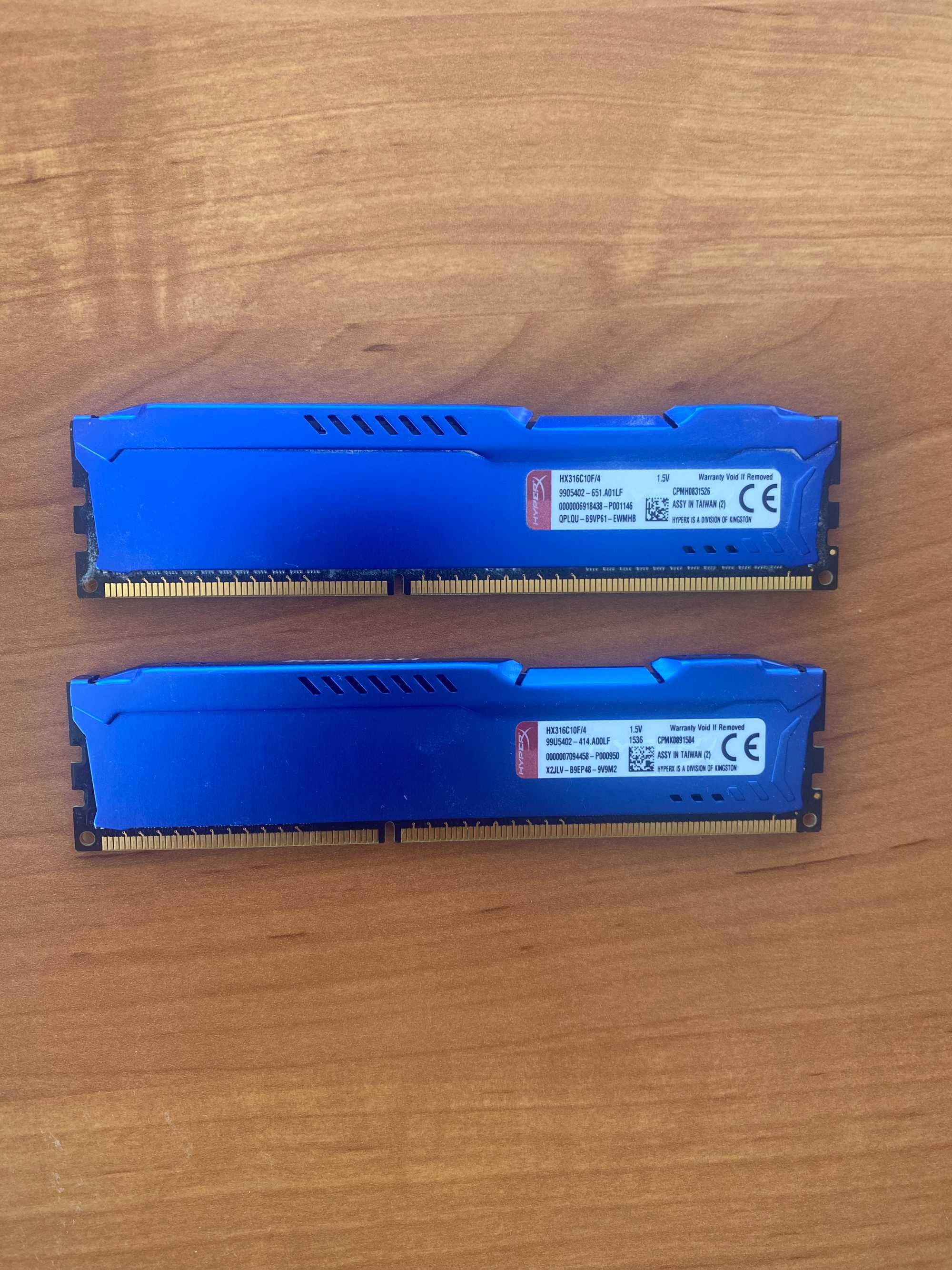 Pamięć RAM DDR3 Kingston 2x 4GB 1600MHz HyperX Fury Blue CL10