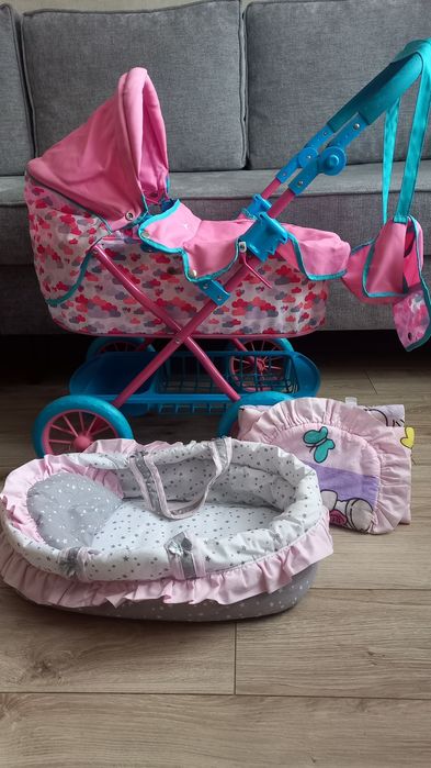 Zabawki dla dziewczynek wózek dla lalek  baby Born, Annabel nosidełko