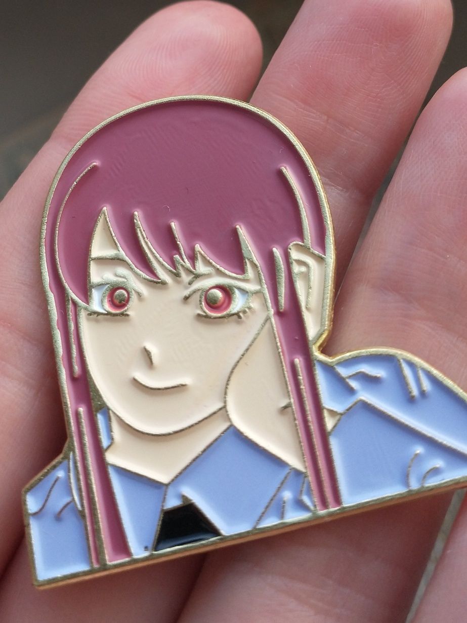 pin Makima Chainsaw Man manga anime przypinka