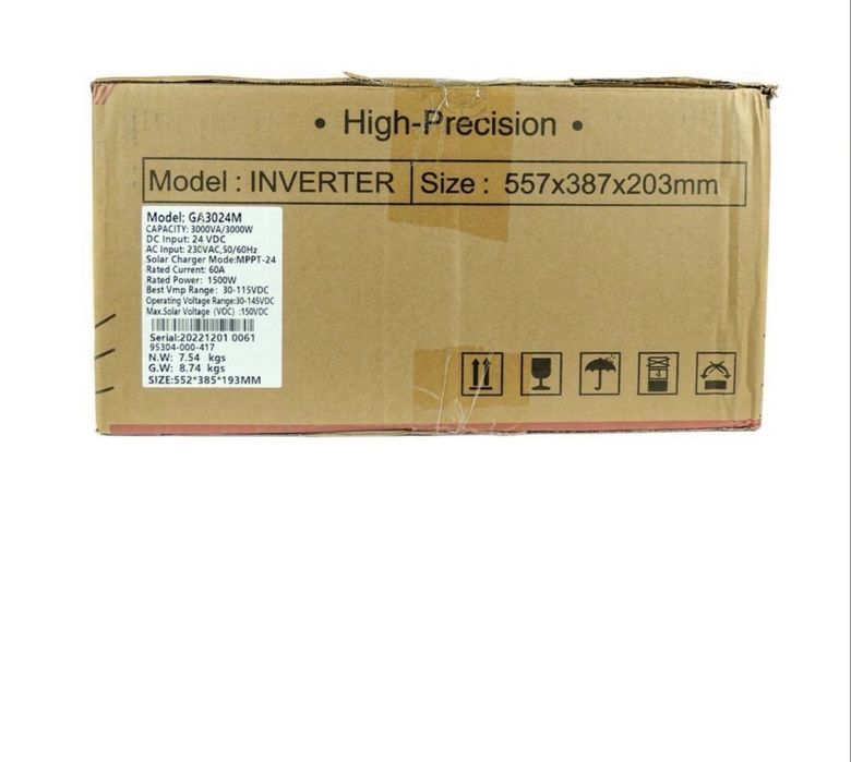 Гибридный инвертор UTEX-GA3024JMH, 3000W