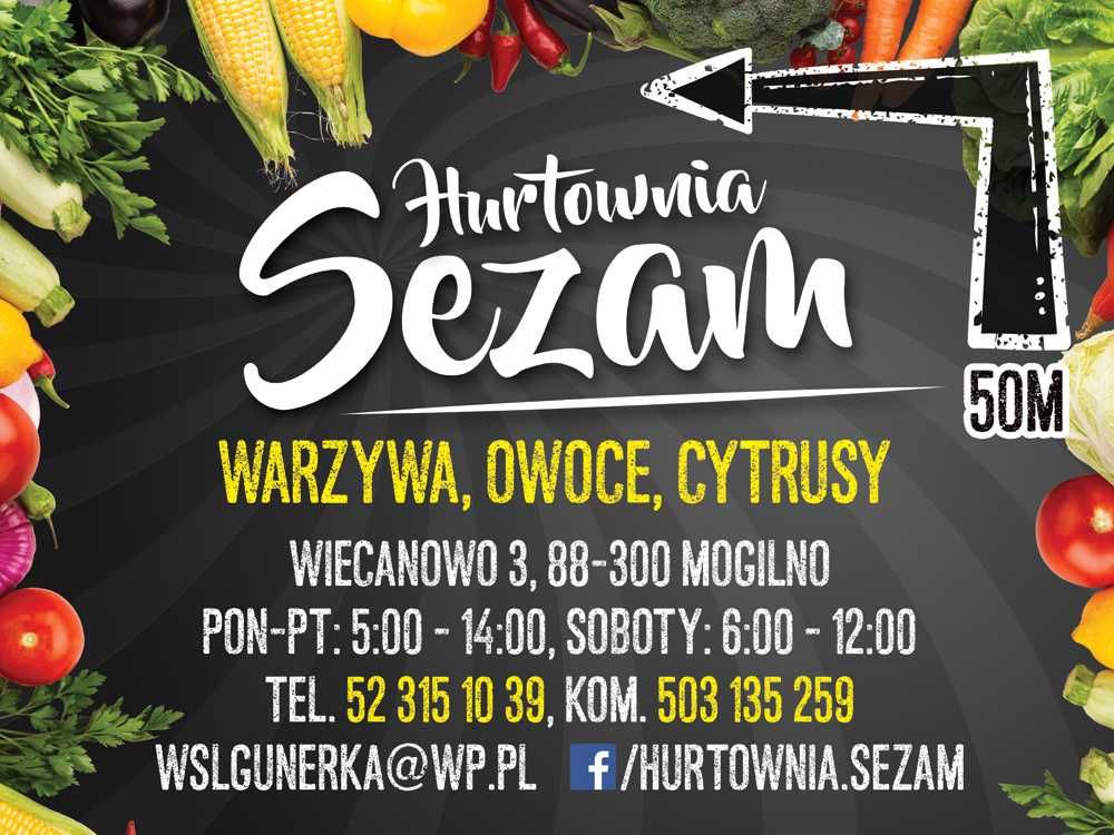 Sprzedaż warzyw owoców cytrusów