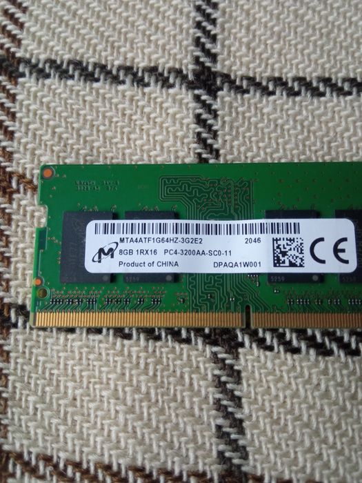 Оперативна пам'ять ноутбука DDR4 8Gb